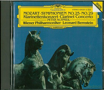 Schmidl Wp Bernstein: Mozart:Syms 29a+25+Clar Cto [CD]