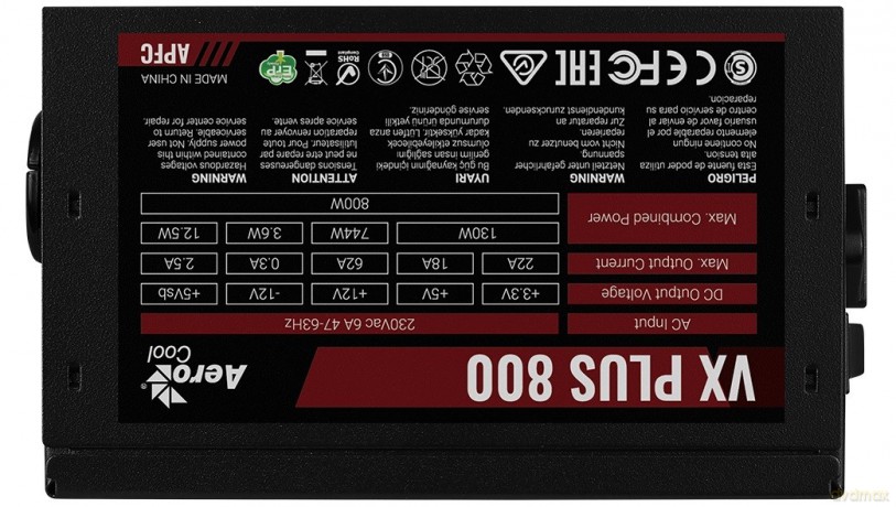 Zasilacz VX PLUS 800W ATX