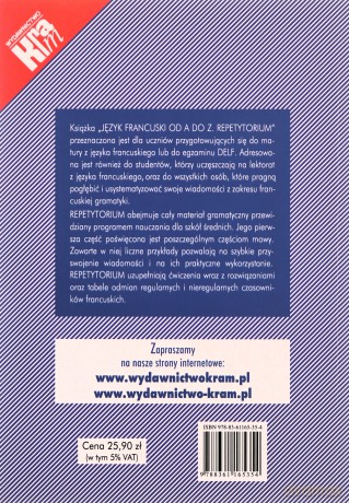 Repetytorium Od A do Z - J.francuski [KSIĄŻKA]
