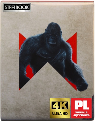 MonsterVerse: Godzilla vs. Kong / Godzilla II: Król potworów / Kong: Wyspa Czaszki / Godzilla (steelbook) [4xBlu-Ray 4K]+[4xBlu-Ray]