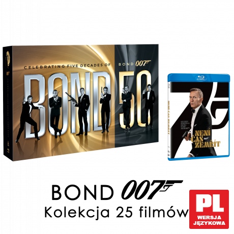 007 James Bond Kompletna Kolekcja 25 filmów [26xBlu-Ray]