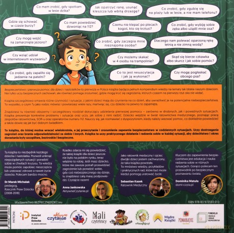 Bezpieczeństwo i pierwsza pomoc dla dzieci i nastolatków - Anna Jany [KSIĄŻKA]