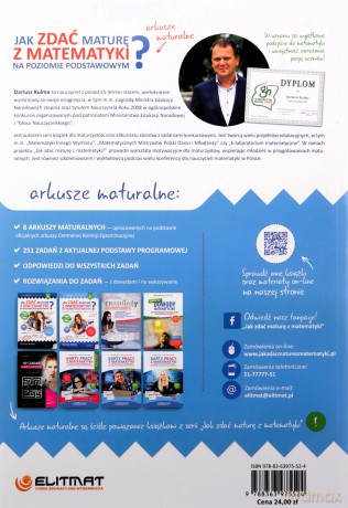 Jak zdać maturę z matematyki na poziomie podstawowym Arkusze maturalne 2024-2026 - Dariusz Kulma [KSIĄŻKA]