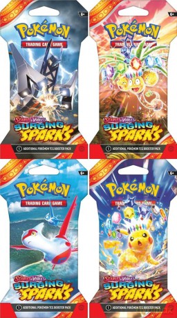 Pokemon TCG Scarlet and Violet Surging Spark Sleeved Booster 1szt.mix [FIGURKA]