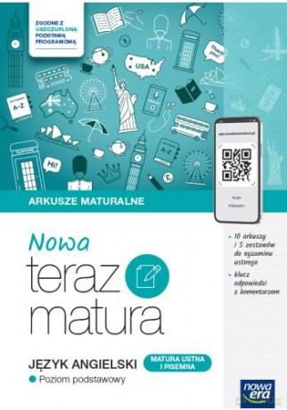 Teraz matura 2024/2025 Język angielski arkusze maturalne poziom podstawowy [KSIĄŻKA]