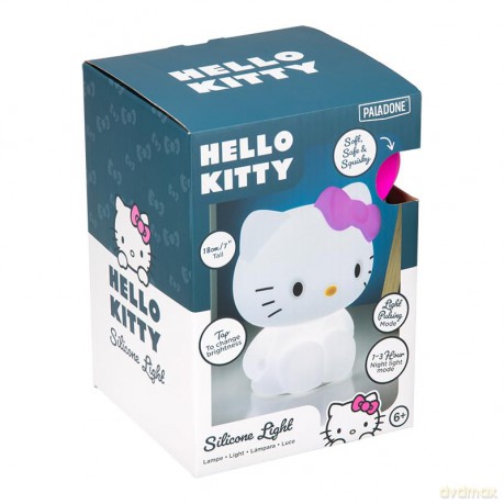 SILIKONOWA LAMPKA Z AKUMULATOREM HELLO KITTY 18 cm