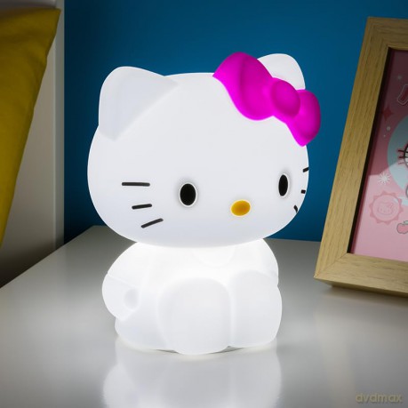 SILIKONOWA LAMPKA Z AKUMULATOREM HELLO KITTY 18 cm