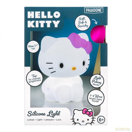 SILIKONOWA LAMPKA Z AKUMULATOREM HELLO KITTY 18 cm
