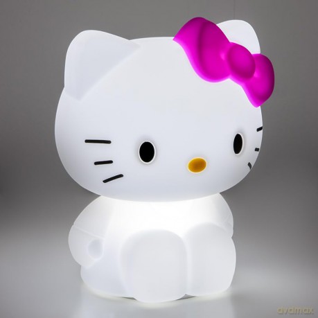 SILIKONOWA LAMPKA Z AKUMULATOREM HELLO KITTY 18 cm