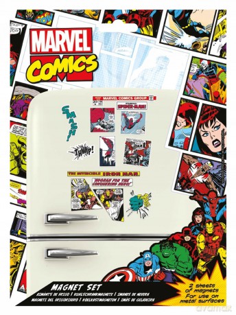 ZESTAW MAGNESÓW MARVEL COMICS