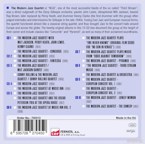 Modern Jazz Quartet: 20 Original Albums - Milestones Of A Legend [10CD]