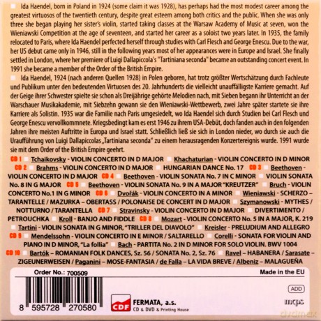 Ida Haendel: Milestones Of A Violin Legend [10CD]