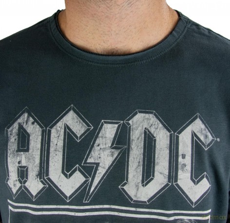 AC/DC: Highway To Hell Poster Amplified Vintage Charcoal X Large T Shirt