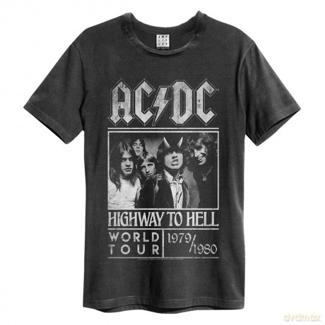 AC/DC: Highway To Hell Poster Amplified Vintage Charcoal Xx Large T Shirt