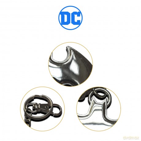 Batman: Shaped Logo Keychain - Stainless Steel