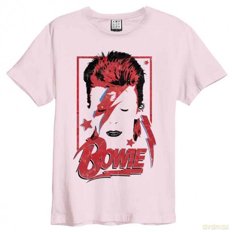 David Bowie: Aladdin Sane Amplified Vintage Charcoal X Large T Shirt