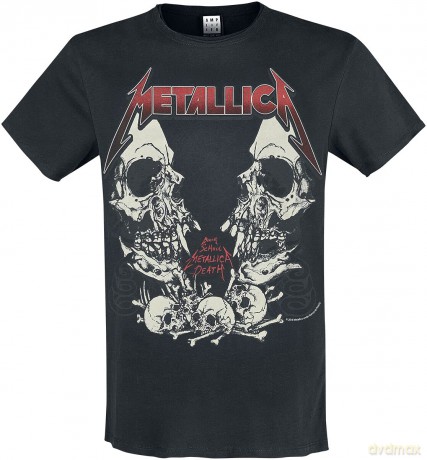 Metallica: Birth School Amplified Vintage Black Small T-Shirt