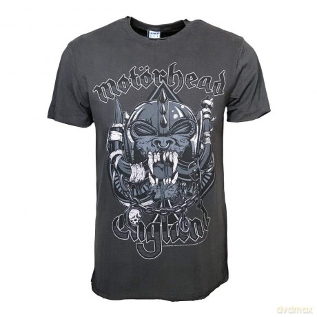 Motorhead: Snaggletooth Amplified Vintage Charcoal Xx Large T Shirt