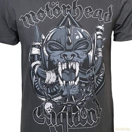 Motorhead: Snaggletooth Amplified Vintage Charcoal Xx Large T Shirt