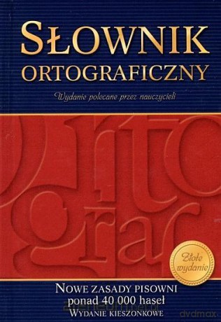Słownik ortograficzny kieszonkowy twarda [KSIĄŻKA]
