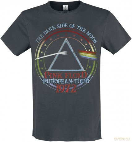 Pink Floyd: 1972 Tour Amplified Vintage Charcoal Xx Large T Shirt