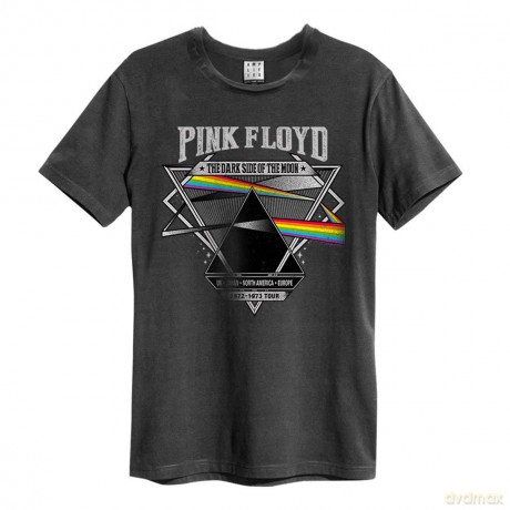 Pink Floyd: 72 Tour Amplified Vintage Charcoal Medium T-Shirt
