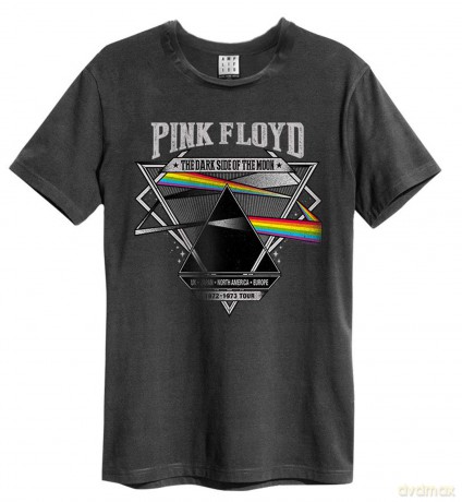 Pink Floyd: 72 Tour Amplified Vintage Charcoal Small T-Shirt