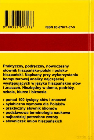 Słownik podr. pol-hiszp-pol [KSIĄŻKA]