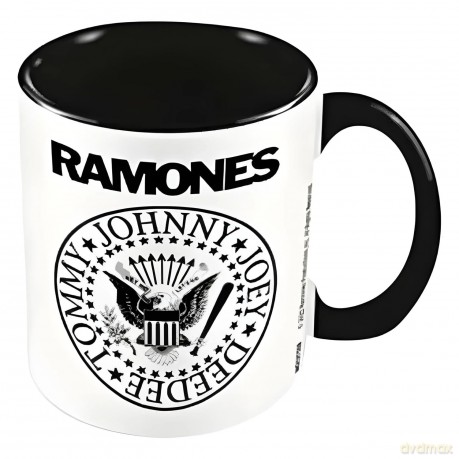 Ramones: The (Logo) Black Coloured-Inner Mug