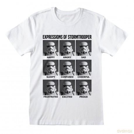Star Wars: Expressions Of Stormtrooper T Shirt (Xl)