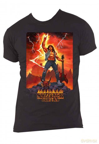 Stranger Things: Eddie Rocks T Shirt (Large)