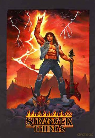 Stranger Things: Eddie Rocks T Shirt (Large)