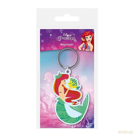 The Little Mermaid: (Ariel And Flounder) Pvc Keychain