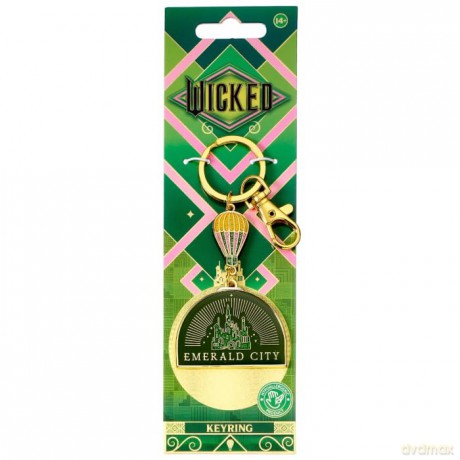 Wicked: Emerals City Hot Air Balloon Keyring