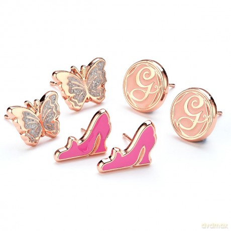 Wicked: Glinda Butterlfy. G And Shoe Stud Earring Set