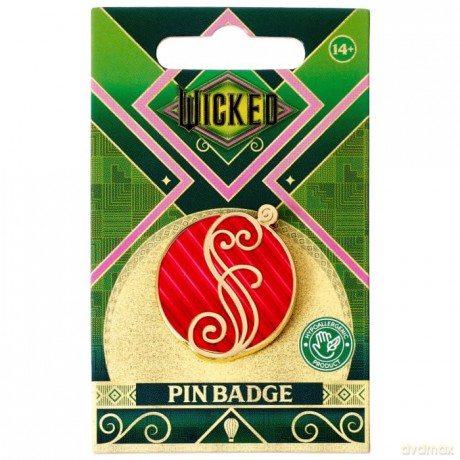 Wicked: Glinda Pink Shiz Logo Pin Badge