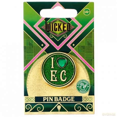 Wicked: I Love Emerald City Pin Badge