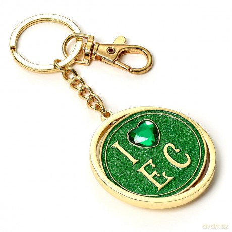 Wicked: I Love Emerald City Spinning Keyring