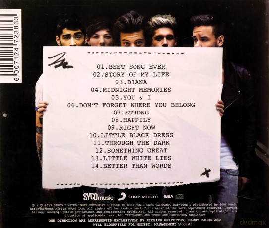 One Direction: Midnight Memories [CD]