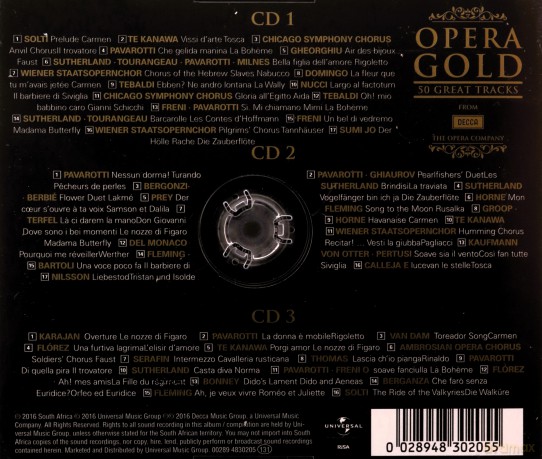 Opera Gold - 50 Great Tracks [3CD]
