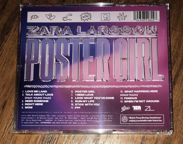 Zara Larsson: Poster Girl [CD]