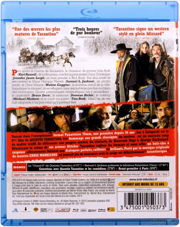 The Hateful Eight (Nienawistna ósemka) [Blu-Ray]