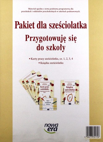 Sześciolatek cz.2 PAKIET Przygotowuję się do.. [KSIĄŻKA]