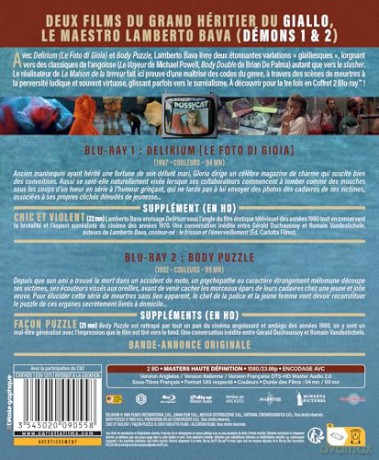 Coffret 2 Films De Lamberto Bava - Delirium + Body Puzzle - 2 Blu-Ray [Blu-Ray]