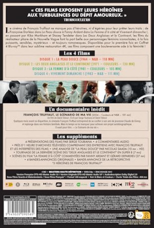 Coffret 5 Heroines De Francois Truffaut [Blu-Ray]