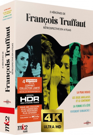 Coffret 5 Heroines De Francois Truffaut - 4 Uhd [Blu-Ray 4K]