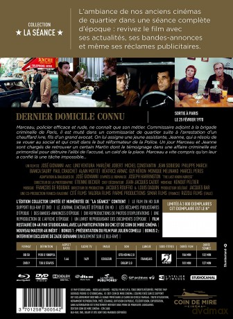 Dernier Domicile Connu [DVD]