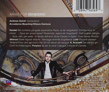 Scholl Andreas: Arias For Senesino [CD]