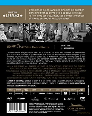 Maigret Et L Affaire Saint Fiacre [Blu-Ray]