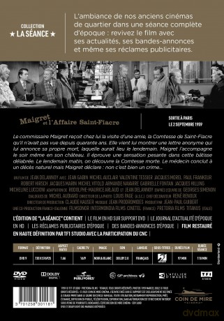 Maigret Et L Affaire Saint Fiacre [DVD]